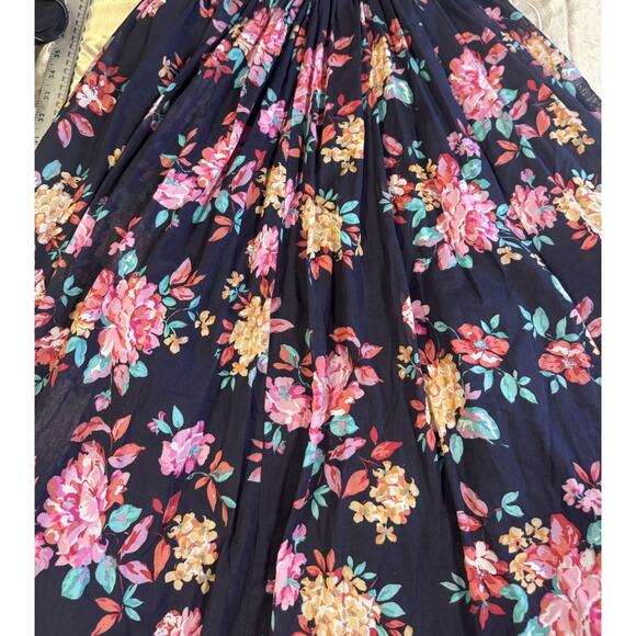 Vintage Laura Ashley Floral Dress Cottagecore Boning Goth Petite Dark Romantic - Picture 13 of 16